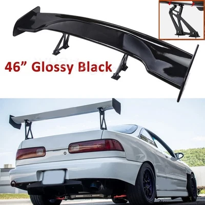 Black 46 "GT-Style Rear Trunk Spoiler Lip Racing Wing For Acura Integra TL Sedan Foto 1 de 4