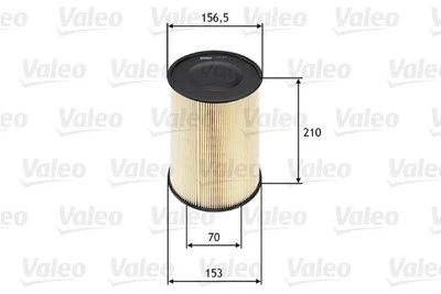 Filtro de aire VALEO 585653 para FORD FORD AUSTRALIA MAZDA VOLVO Foto 1 de 3