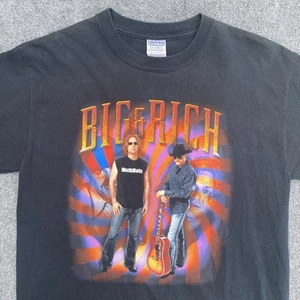 VintageBig & Rich Country Music Gildan Black Concert Tour T-Shirt Men’s Medium - Picture 1 of 10