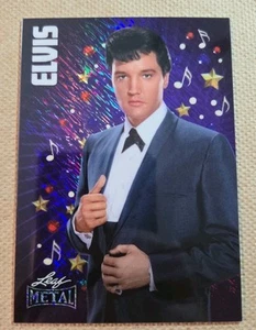 2024 Leaf Metal Elvis Presley Icon Collection Purple Shimmer #'d 3/3 SSP RARE! - Picture 1 of 3