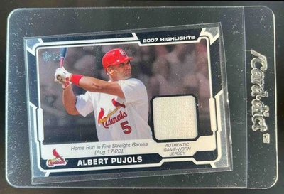Camiseta Topps 2008 Albert Pujols 2007 Highlights #HR-AP Cardinals Foto 1 de 2