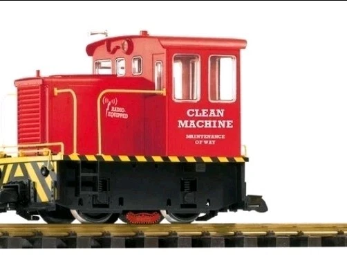 Piko 38506 G Scale Clean Machine R/C GE 25-Ton Track Cleaning Locomotive - Image 1 of 4