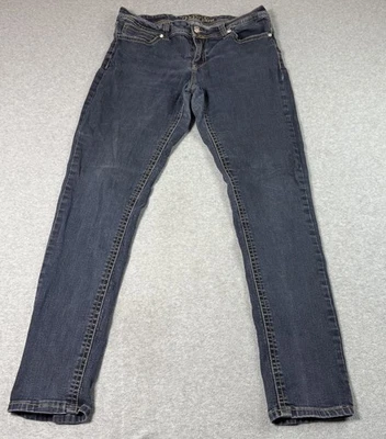 Pantalones de mezclilla Vivi Diva talla 15 tiro medio elásticos estrás ajustados estilo tachonado Foto 1 de 4