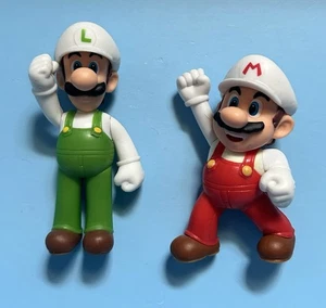 Jakks Pacific Nintendo Super Mario 2,5" Scale Lot Fire Mario & Luigi - Bild 1 von 1