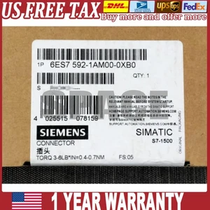 New Siemens 6ES7 592-1AM00-0XB0 6ES7592-1AM00-0XB0 SIMATIC S7-1500 US FREE TAX - Picture 1 of 3
