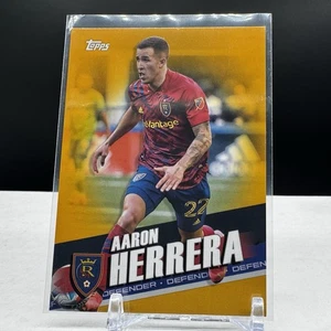 2022 Topps MLS Soccer Aaron Herrera Gold /50 Card - Picture 1 of 2