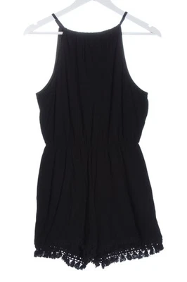 ASOS Kurzer Jumpsuit Mujeres Pantalón Talla EU 36 negro look casual - Imagen 1 de 4