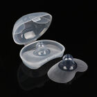 2 pièces housse de protection mamelon en silicone avec étui de transport transparent