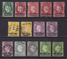 ST. HELENA 1884-94 QV Wmk Crown CA selection Used