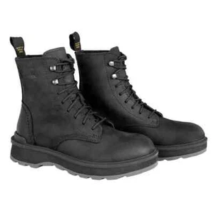 Sorel Mujeres Botas de Encaje Alta Línea Cuero Superior NEGRO JET Impermeables Talla 8 - Imagen 1 de 6