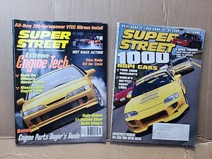 Lot Of 2 SUPER STREET Magazine - RARE Vintage, July 1999, 2000 - Imagen 1 de 14