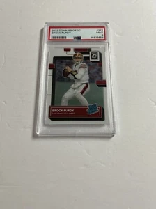 2022 DONRUSS OPTIC #277 BROCK PURDY ROOKIE CARD SF49  PSA 9 - Picture 1 of 3