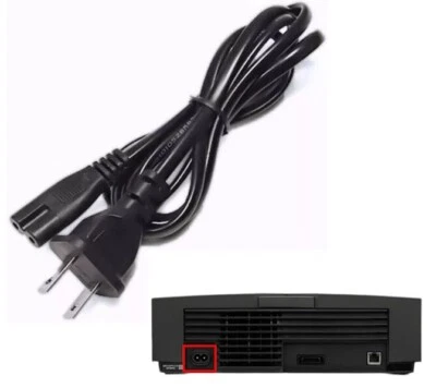 New Power Cord Cable For Microsoft Original XBOX OG System Console Cord Plug - Image 1 of 4