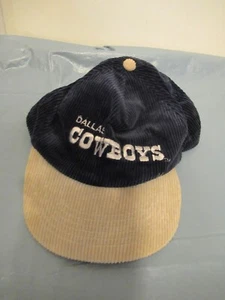 Vintage Dallas Cowboys NFL Football AJD Corduroy SnapBack Hat Cap - Picture 1 of 6