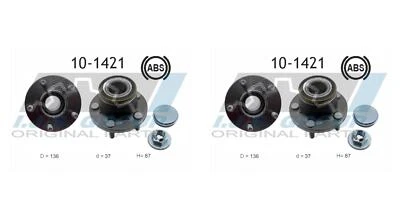 IJS GROUP 2x Radnabe Radlagersatz hinten für Ford Transit Connect Tourneo P65  - Bild 1 von 2