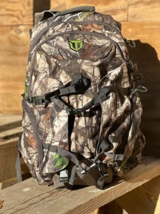 TideWe Waterproof Camo Hunting Backpack With Rain Cover, With Gun or Bow Pocket - Picture 1 of 18