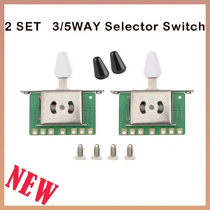 Guitar 3/5-Way Switch Pickup Selector Switch Fit For Strat/Tele Type with Tips - Picture 1 of 15