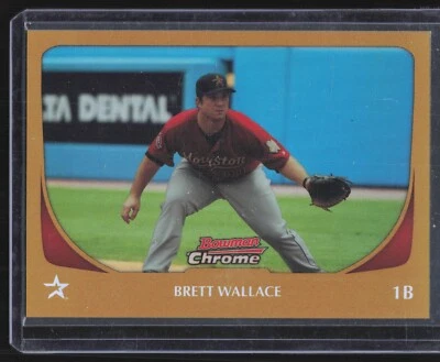 2011 Bowman Chrome - Brett Wallace #136 Gold Refractor /50 Houston Astros — 第 1/2 张图片