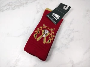 NEW Roots Bunny Socks Red Lunar New Year Size S M 1 Pair NEW - Picture 1 of 3