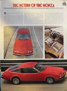 1975 Chevrolet Monza illustrated - Picture 1 of 3