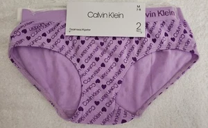 Calvin Klein Girls 2-Pack Modern Cotton Bikini Panty NWT Size M (7/8) New - Picture 1 of 3