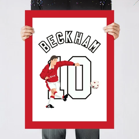 David Beckham Halfway Line Goal, 1996-1997 Print/Poster/Wall-Art [Part 1/2] Cover