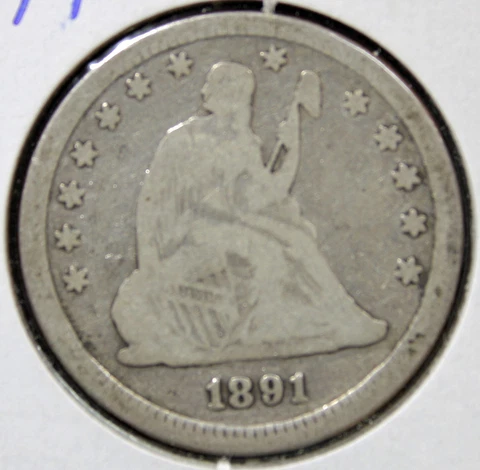 1891 Seated Liberty Quarter (697) Cover