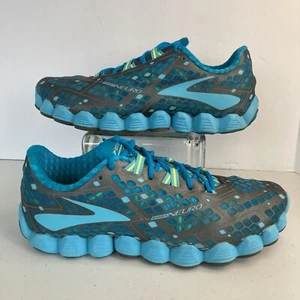 Brooks Women Shoes Neuro Running Sneakers 1202021B460 Blue Gray Sz 10.5 Comfort - Picture 1 of 6