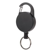 ABS+steel Wire Easy To Pull Buckle Black Metal Buckle Anti Theft Keychain  Key