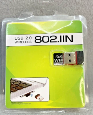New USB 2.0 WIRELESS  802.IIN - USB 11N - Image 1 of 2