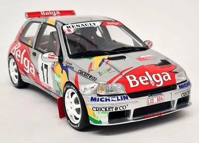 Otto 1/18 Renault Clio Maxi Kit Car Ypres Rally 1995 B. Munster #17 Model Car - Image 1 of 4