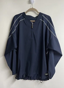 Vintage Easton Mens Quarter Zip Windbreaker Pullover  Jacket Adjustable Size.? - Picture 1 of 9