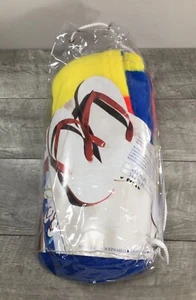 Coperta da spiaggia Tennessee Woolen Mills 54" per 62" made in USA con borsa nuova con etichette - Foto 1 di 7