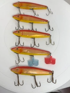 (Lot of 5) Vintage MirrOlure 52M28 3-1/2" Fishing Lure (#040602) - Picture 1 of 9