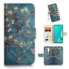 ( For Oppo A9 2020 ) Wallet Flip Case Cover AJ24256 Van Gogh Blossoms