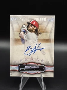 Bryce Harper Auto /25 - 2021 Topps Five Star, Five Star Phenom - Picture 1 of 2
