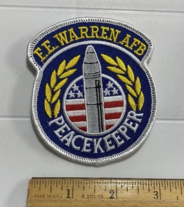 Francis E. Warren Air Force Base FE Warren AFB Peacekeeper Embroidered Patch - Picture 1 of 3