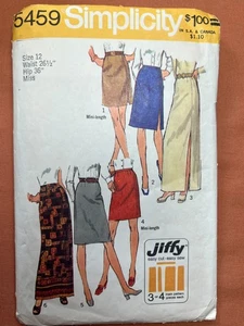 Simplicity Pattern 5459 Misses Set of Jiffy Skirts in Three Lengths Size 12 - Picture 1 of 4