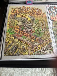 Dead & Company BUBBELATION FOIL Poster Sphere David Welker 2025 Las Vegas #/350 - Picture 1 of 5