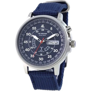 Rad Weather Radio Solar Watch Men s 100m Water Resistant Watch lad017 Navy 321 - Picture 1 of 7