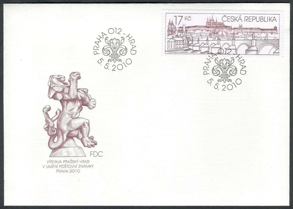 Czech 2010, Carl Bridge, Lion, FDC - Image 1 of 1