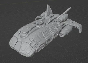 Leopard Dropship (Map Scale) | Wargaming Miniature | SMB - Picture 1 of 2