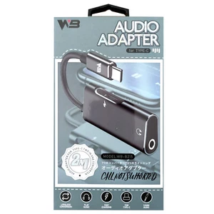 Conector para auriculares de audio USB tipo C a 3,5 mm con adaptador divisor de carga - Imagen 1 de 3