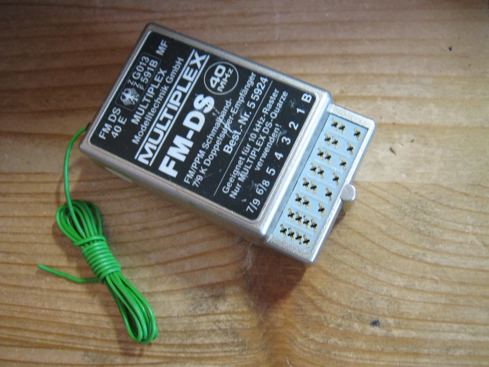 Empfänger MPX Multiplex FM DS   40 Mhz Doppelsuper Nr 55924 - Bild 1 von 1