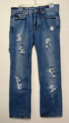 Dolce & Gabbana Jeans Mens 31x30 Blue Distressed Button Fly Romania - Image 1 of 4