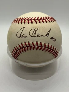 Tom Henke Blue Jays Cardinals Signed Autograph OMLB Baseball PSA DNA *36 - Picture 1 of 3