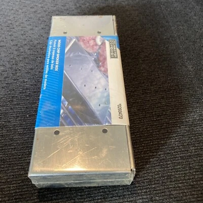 Master Forge Wood Chip Smoker Box Stainless Steel with Hinged Lid #0269470 - Image 1 of 4