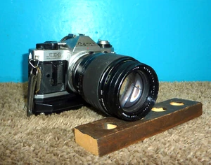 Canon AE-1 Program Camera w/ Sigma XQ f/2.8 f=135mm Lens Junk Parts Only - Picture 1 of 9