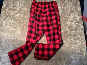 Red And Black Mens Sleep Pants Size Small - Picture 1 of 1