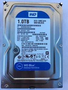 WD 1TB 3.5" Desktop Hard Disk Drive WD10EZEX 7200 RPM SATA 6Gb/s 64MB HDD HD